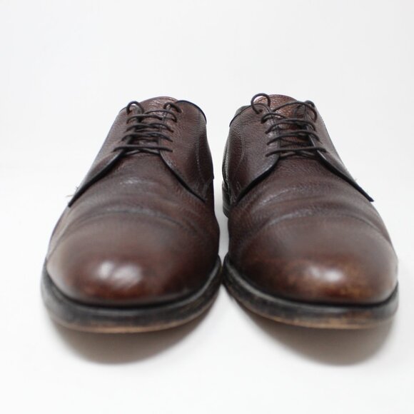 Allen Edmonds Margate Dress Shoes Mens 11 D Brown Cap Toe Oxford Derby Leather main image 11